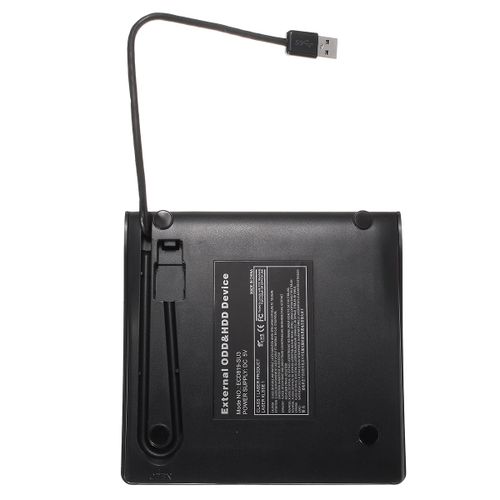 Generic USB 3.0 External Modern DVD CD RW Optical Writer Drive For Laptop Desktop Black