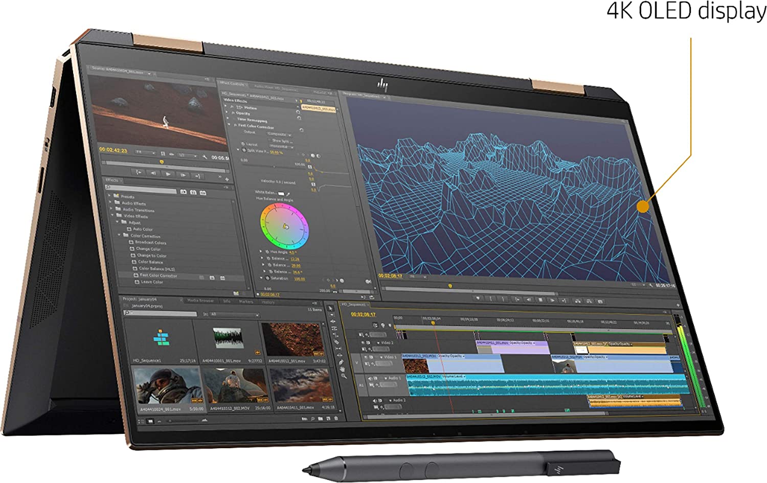 HP Spectre x360-13.3" FHD Touch i7-16GB - 512GB SSD