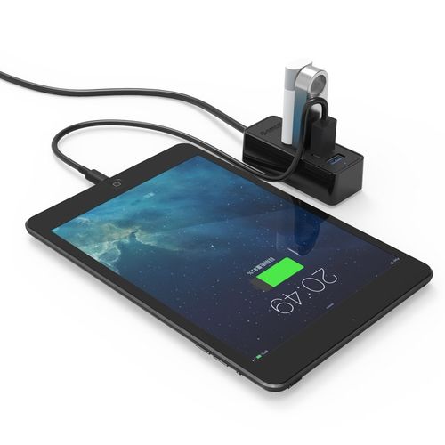  4-Port USB 3.0 Desktop HUB With 30cm Micro USB Cable Power Supply