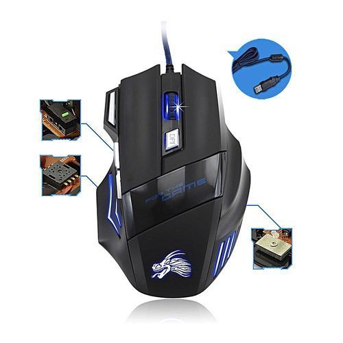 Generic Gaming Mouse 7 Button Colorful Mouse